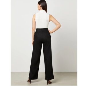 BCBGMAXAZRIA Black Wide Leg Trousers